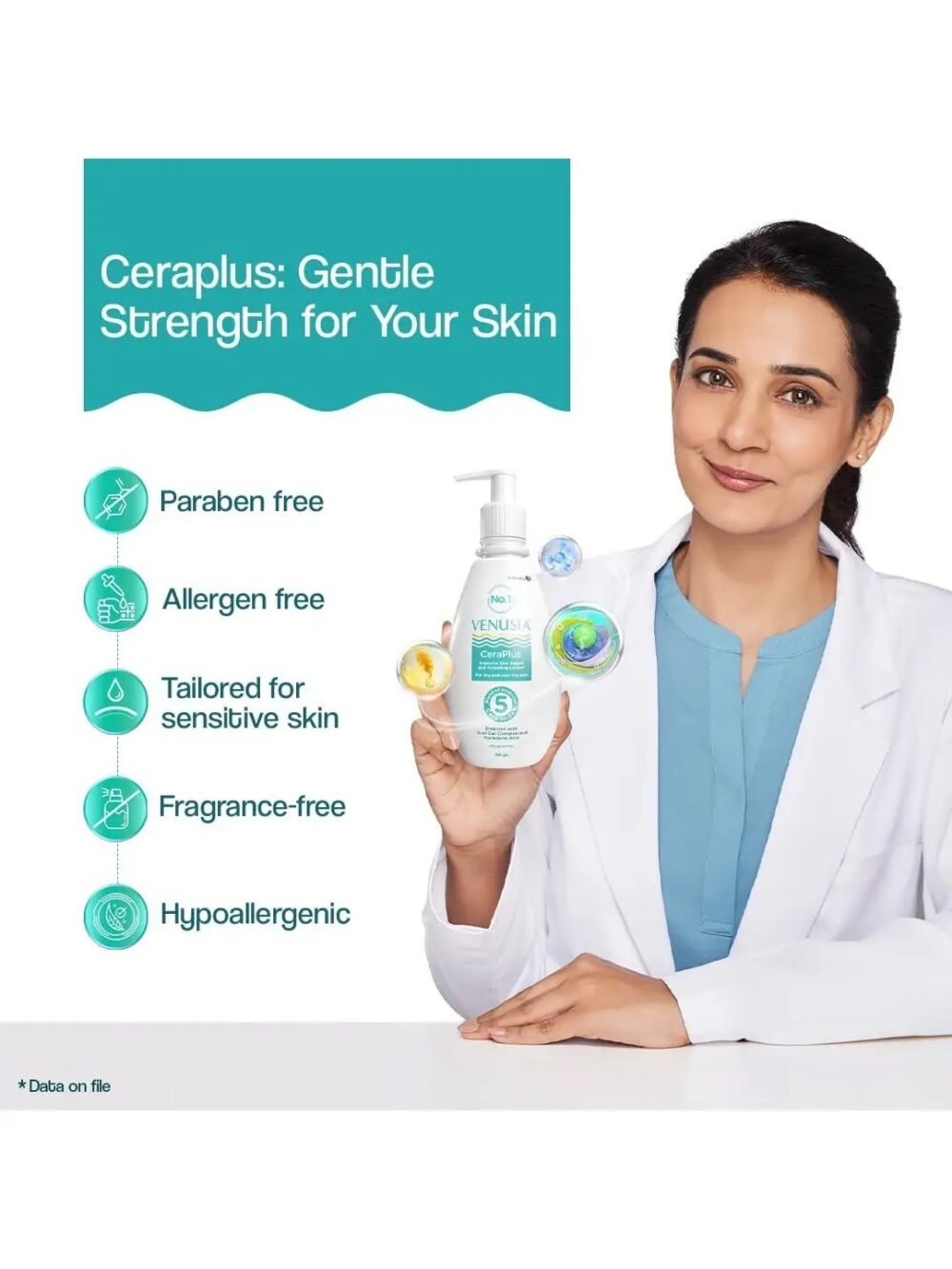 Venusia CeraPlus Skin Repair and Hydrating Lotion 300g