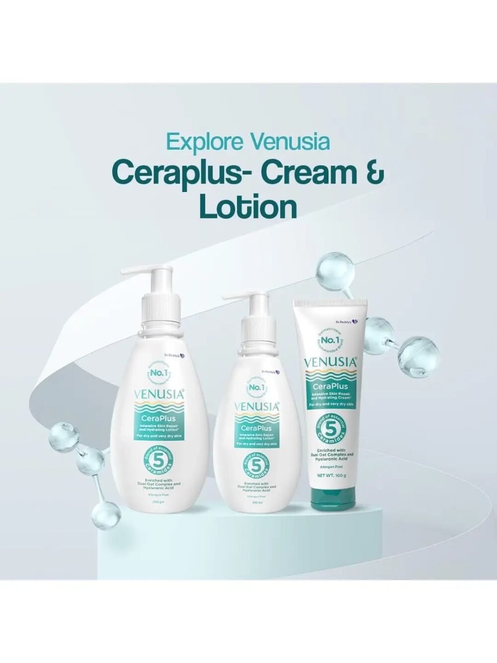 Venusia CeraPlus Skin Repair and Hydrating Lotion 300g