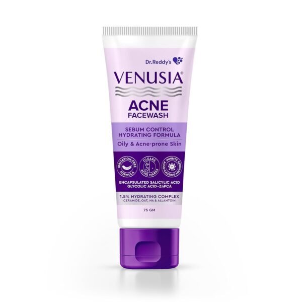 Venusia Acne Facewash Sebum Control Hydrating Formula 75g