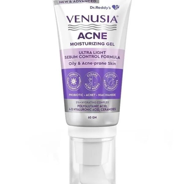 Venusia Acne Moisturizing Gel Ultra Light Sebum Control Formula 60g
