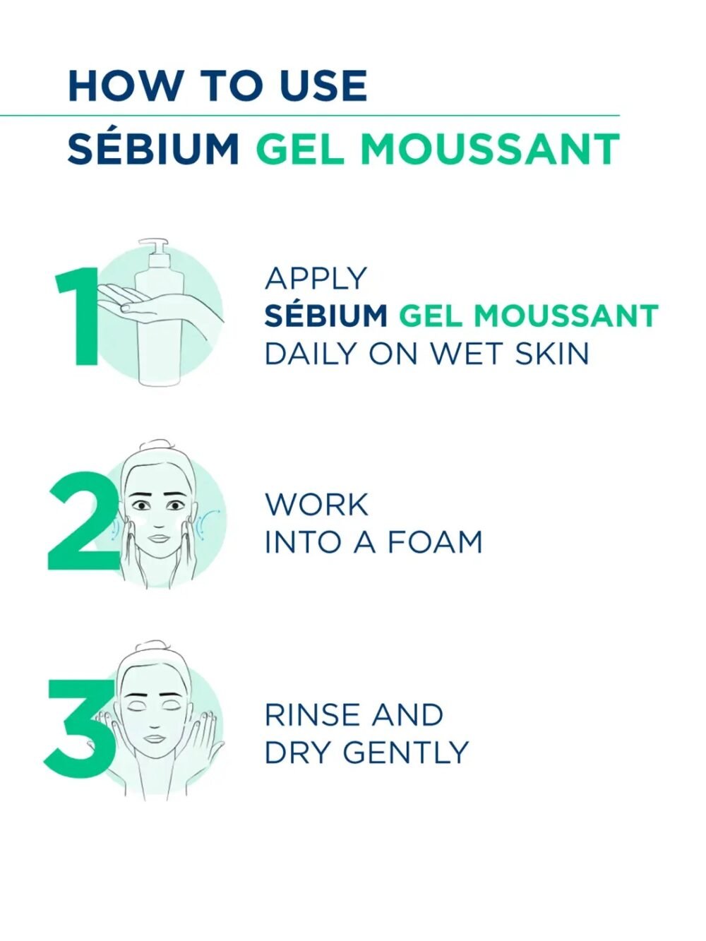 Bioderma Sébium Gel Moussant Purifying Cleansing Foaming Gel 100ml