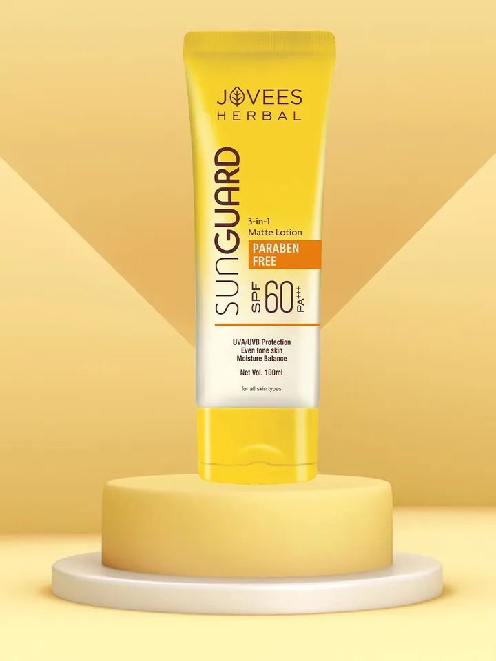 Jovees Herbal Sun Guard 3-in-1 Matte Lotion SPF 60 PA+++ 100ml